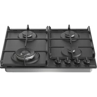 Gorenje GW641BFB fekete, beépíthető, gáz, főzőzóna: 3 +1 wok égőfej, beépíthető méret: 56cm, főzőlap