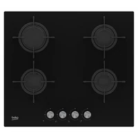 Beko HILG64220S fekete, beépíthető, gáz, főzőzóna: 4, beépíthető méret: 56cm, főzőlap
