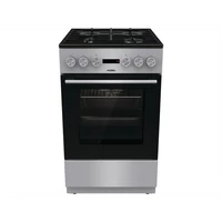 MORA K4255C1S szürke, szabadonálló, gáz, kombinált, főzőzóna: 4, sütő:70L, grill, tűzhely