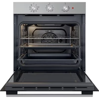 Whirlpool OMK38HU0X inox-fekete, beépíthető, sütőtér: 71 liter, grill, légkeverés sütő