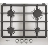 Whirlpool TKRL 660 IX inox, beépíthető, gáz, főzőzóna: 4, beépíthető méret: 56cm, főzőlap