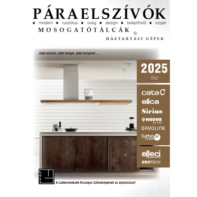Páraelszívó katalógus 2025 ősz