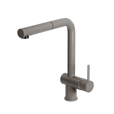 Elleci Stream Plus egykaros álló kerámia konyhai csaptelep - K93 Dove Grey