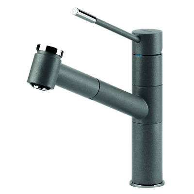 Elleci Reno egykaros álló gránit konyhai csaptelep - M73 Titanium