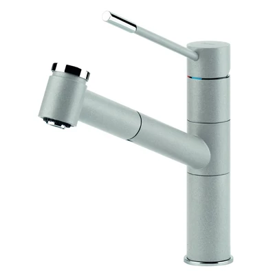 Elleci Reno egykaros álló gránit konyhai csaptelep - M79 Aluminium