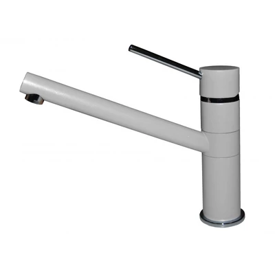 Elleci Sava egykaros álló gránit konyhai csaptelep - M79 Aluminium