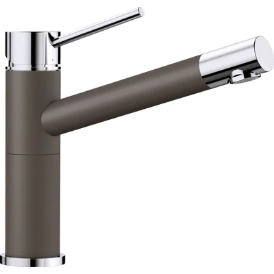 BLANCO ALTA COMPACT silgránit egykaros álló konyhai csaptelep - kávé/króm