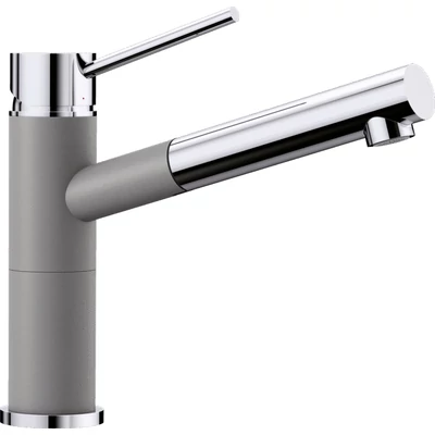 BLANCO ALTA-S COMPACT silgránit egykaros álló konyhai csaptelep - alumetál/króm