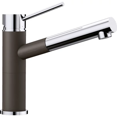 BLANCO ALTA-S COMPACT silgránit egykaros álló konyhai csaptelep - kávé/króm