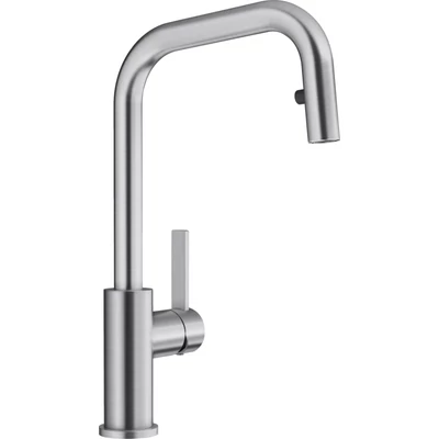 BLANCO JANDORA-S egykaros álló konyhai csaptelep - szálcsiszolt inox