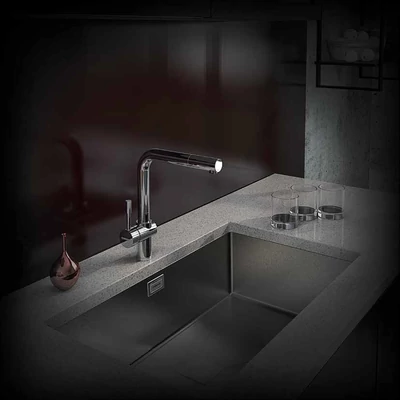 NODOR NorFlow DENALI EXTENSIBLE egykaros álló csaptelep - króm