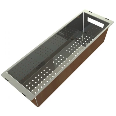 Elleci AVI03000 rozsdamentes acél gyümölcsmosó kosár a BEST mosogatókhoz - inox