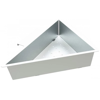 Elleci AVI03307 rozsdamentes acél gyümölcsmosó kosár az Easy Corner mosogatókhoz - inox
