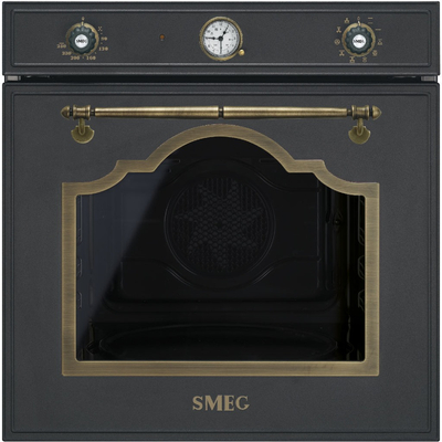 SMEG SF750AO beépíthető rusztikus sütő - antracit / bronz