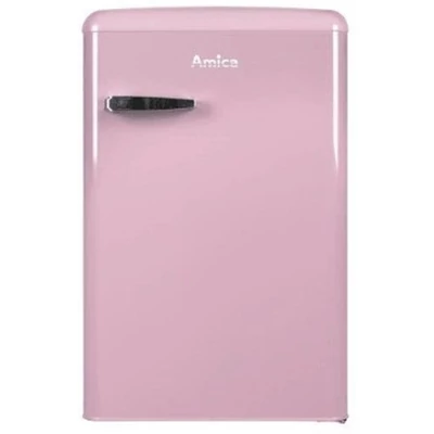 Amica KS 15616 P 1 szabadonálló egyajtós retro hűtőszekrény - pink