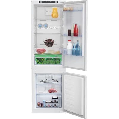 Beko BCNA-275E31 SN beépíthető alulfagyasztós hűtőszekrény