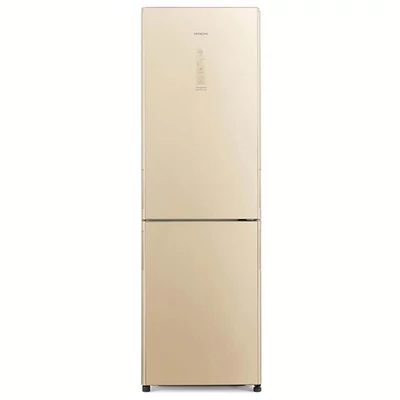 Hitachi BG410PRU6X.GBE szabadonálló alulfagyasztós hűtőszekrény - bézs üveg