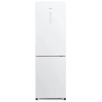 Hitachi BGX411PRU0.GPW szabadonálló alulfagyasztós hűtőszekrény - fehér üveg