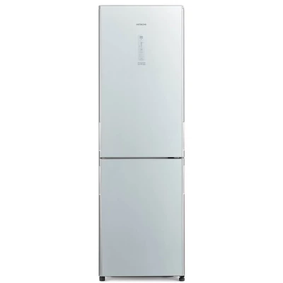 Hitachi BGX411PRU0.GS szabadonálló alulfagyasztós hűtőszekrény - ezüst üveg