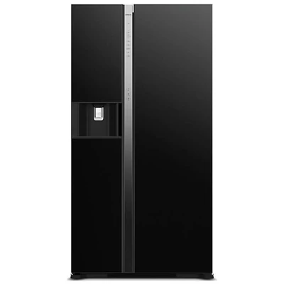 Hitachi SX700GPRU0.GBK szabadonálló side by side hűtőszekrény - fekete üveg