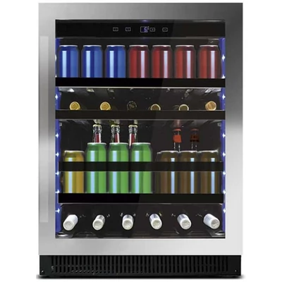 Pando PFMB 60 pult alá építhető italhűtő - inox -  balos