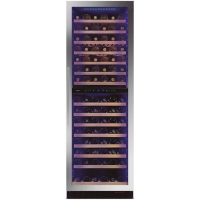 Pando PVZL-180-165XL szabadonálló borhűtő - inox - balos