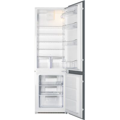 SMEG C81721F beépíthető alulfagyasztós kombinált hűtőszekrény
