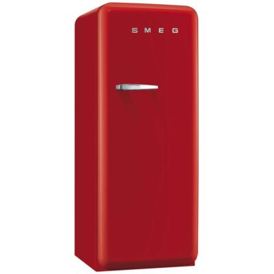 SMEG FAB28RRD5 retro egyajtós hűtőszekrény - jobbos - piros