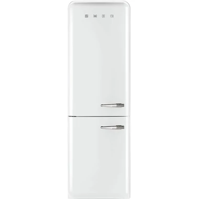 SMEG FAB32LWH5 szabadonálló alulfagyasztós kombinált retro hűtőszekrény - fehér - balos