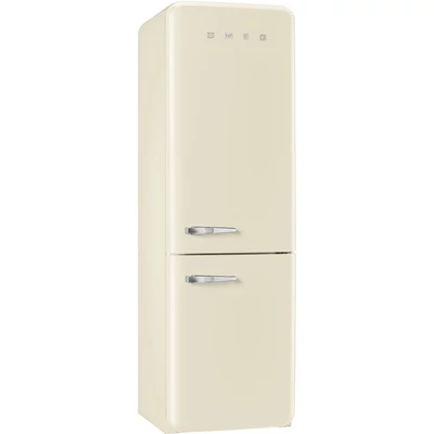 SMEG FAB32RCR5 szabadonálló alulfagyasztós kombinált retro hűtőszekrény - bézs - jobbos