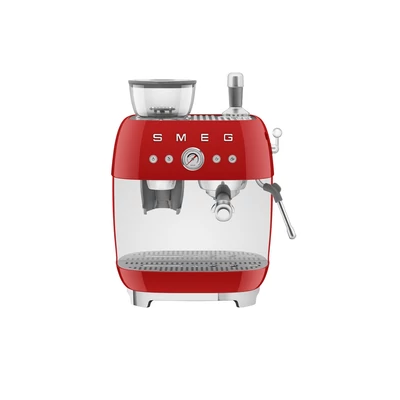 SMEG EGF03RDEU őrlővel kombinált kávéfőző - piros