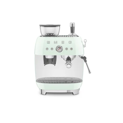 SMEG EGF03PGEU őrlővel kombinált kávéfőző - világoszöld