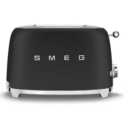 Smeg TSF01BLMEU retro 2-szeletes kenyérpirító -  matt fekete