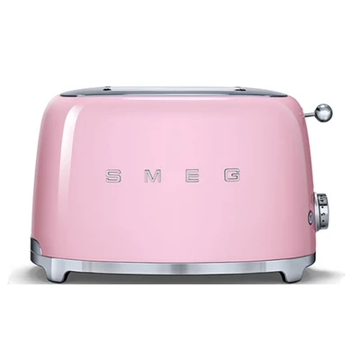 Smeg TSF01PKEU retro 2-szeletes kenyérpirító - rózsaszín