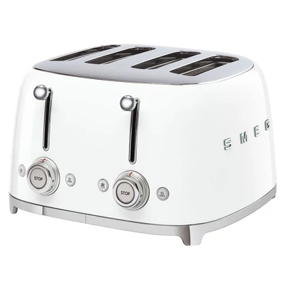 Smeg TSF03WHEU retro 2x2-szeletes kenyérpirító -  fehér