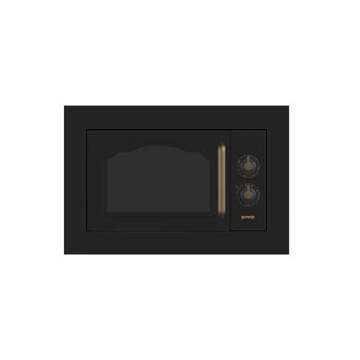 Gorenje BM235CLB beépíthető rusztikus mikrohullámú sütő - antracit