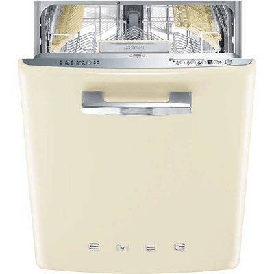 SMEG STFABCR3 kezelőszervig beépíthető retro mosogatógép - bézs