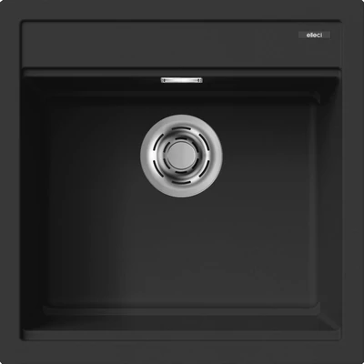 Elleci Best 104 Workstation kerámia mosogatótálca - K86 Black