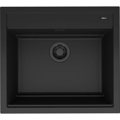 Elleci Best 105 Workstation Limited Edition kerámia mosogatótálca - K86 Black