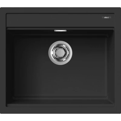 Elleci Best 105 Workstation kerámia mosogatótálca - K86 Black