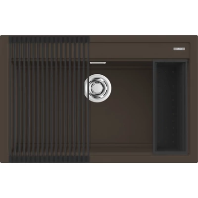 Elleci Best 130 Workstation gránit mosogatótálca szett - G78 Espresso