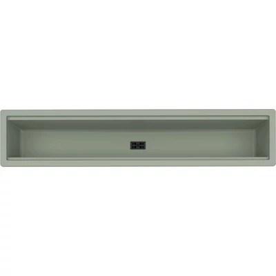 Elleci Dialogo 360 C86 kiegészítő kerámia mosogatótálca a Dialogo 360 Workstation kerámia mosogatótálcához - K82 Sage Green