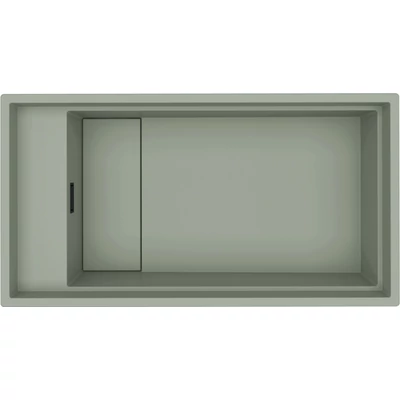 Elleci Dialogo 360 Workstation kerámia mosogatótálca - K82 Sage Green