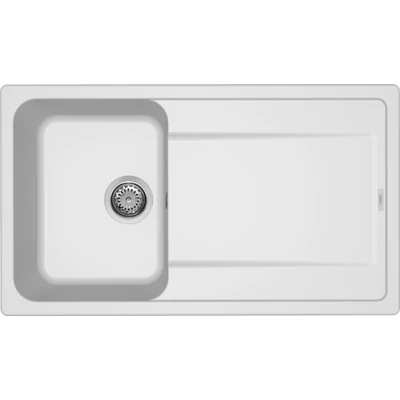 Elleci Life 400 gránit mosogatótálca - G68 Bianco