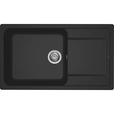 Elleci Life 410 gránit mosogatótálca - G40 Nero