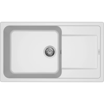 Elleci Life 410 gránit mosogatótálca - G68 Bianco