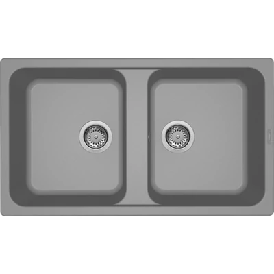 Elleci Life 450 gránit mosogatótálca - G48 Cemento