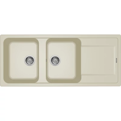 Elleci Life 500 gránit mosogatótálca - G62 Bianco Antico