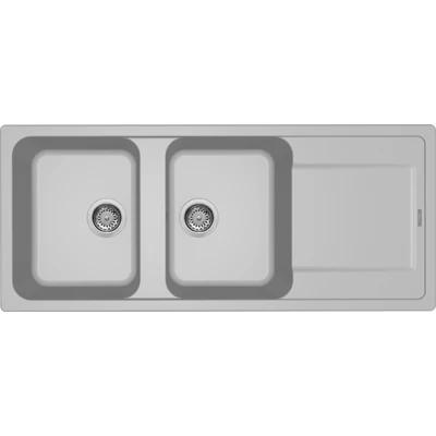 Elleci Life 500 gránit mosogatótálca - M79 Aluminium