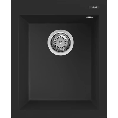 Elleci Quadra 100 kerámia mosogatótálca - K86 Black